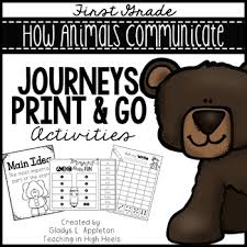 In this sentence transformation activity, students rephrase sentences by using the (active) causative verb form (help/let/have/get/make). How Animals Communicate Journeys First Grade Print And Go Activities