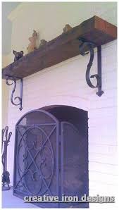 Wrought Iron Fireplace Corbels