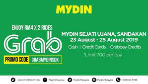 Shop online with grabpay to discover. 23 25 Aug 2019 Grab Mydin Sandakan Rides Promo Code Everydayonsales Com