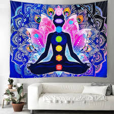 1pc Tapestry Yoga Meditation Wall