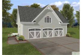 3 Car Country Style Garage 1624 Sq Ft