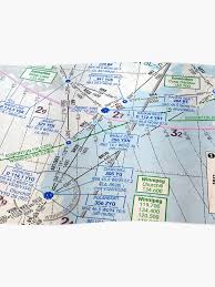 Air Navigation Chart Poster