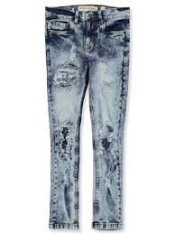 Evolution In Design Boys Distressed Stitch Slim Jeans