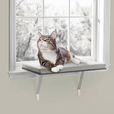 Cat window perch, cat hammock window seat, space saving window mounted cat bed for large cats (beige premium set). Pawslife Deluxe Window Cat Perch Bed Bath And Beyond Canada