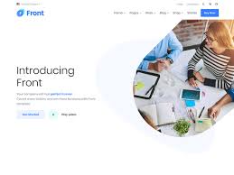 Front Multipurpose Responsive Template Bootstrap Themes