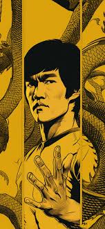 bruce lee yellow wallpapers bruce lee