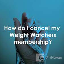 cancel my weight watchers membership
