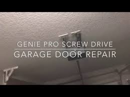 genie pro garage door opener repair and