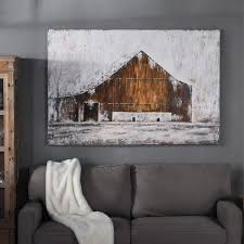 Unframed Acrylic Painting Home Wall Art