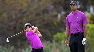 Never mind that he had some 250 people following along. Tiger Woods Son Charlie Steals The Show
