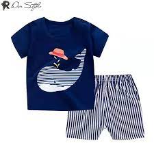Unisex cartoon inspired summer shorts *very limited* for him/her. Boys Girls Clothes Cartoon Designer Set T Shirt Shorts 2pcs Suits