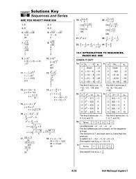 Algebra 2 Ch 12 Solutions Key