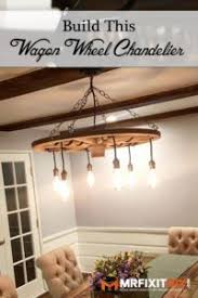As i started remodeling my dining room, however, i. Diy Wagon Wheel Chandelier Diy Project Tutorial Mr Fix It Diy