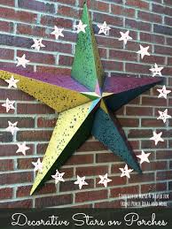 These christmas diy decorations made from apple sauce and cinnamon look, fell and smell incredible! Meaning Of Decorative Stars Seen On Country Homes And Porches Metal Barn Stars Americana Stars