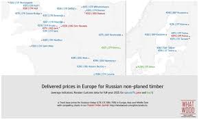 Base Prices For Russian Softwood Timber In Europe In 2013