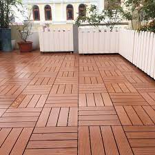 diy outdoor decking floor tiles dark
