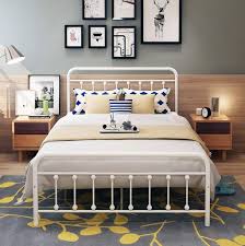 Dumee Full Bed Frame With Headboard And