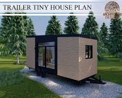 26 Trailer Tiny House Plan 1 Bedroom