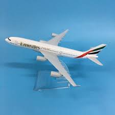 16cm emirates airbus a340 plane model