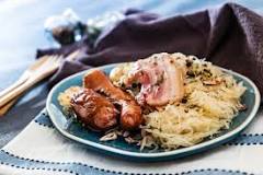 Why is pork and sauerkraut tradition?