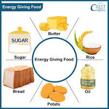 Energy Giving Food Examples Class 2 gambar png