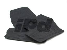 rubber floor mat set black p3 s60