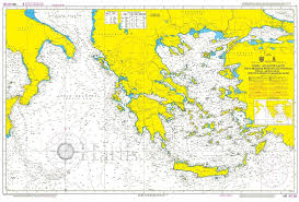 Hartis Aegean Ionian Seas Nautical Chart