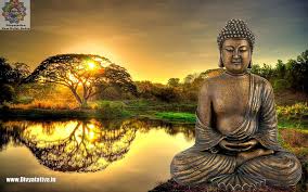 lord buddha in buddhism background in