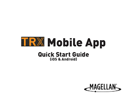 user manual magellan trx mobile app