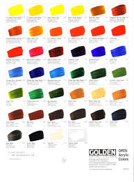 Golden Acrylics Color Chart Www Bedowntowndaytona Com