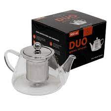 Duo Glass Teapot 500ml T Leaf T