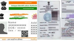 india aadhaar card voter id linking