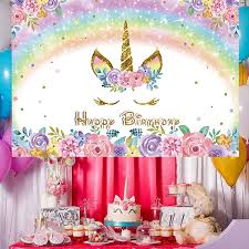 unicorn birthday decorations for