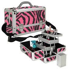 pink zebra makeup case style no ts