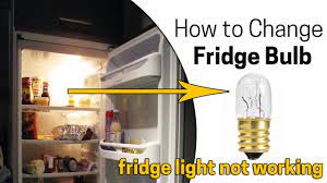 how to change whirlpool fridge bulb