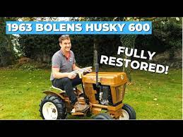 fully red 1963 bolens husky 600