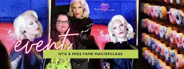 nyx x miss fame mastercl australia