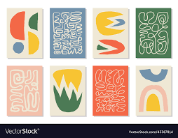 Set Of 8 Matisse Inspired Wall Art