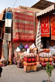 carpets in marrakech stock