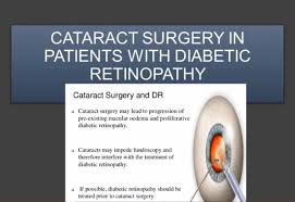 diabetic retinopathy cataract surgery
