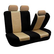 Fabric 47 In X 23 In X 1 In Deluxe 3d Air Mesh Full Set Seat Covers