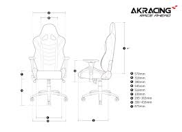 Akracing Lx Gaming Chair Size Chart