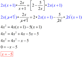 Solving Rational Equations