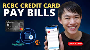 rcbc credit card to pay for your bills
