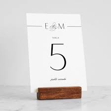 Wood Block Place Card Holders By Minted