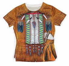 Child Native American Indian Brave T Shirt Costume Ebay