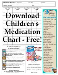 Download Free Childrens Medication Chart Great For