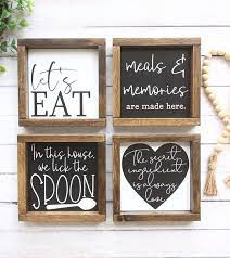 Kitchen Wall Decor Rustic Kitchen Signs