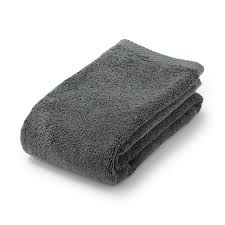 pile thick face towel 34 85cm charcoal