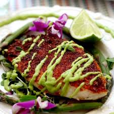 blackened rockfish recipe with avocado